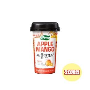 푸르밀 푸르티 애플망고티 컵 190ml 20개입/컵음료/무료배송