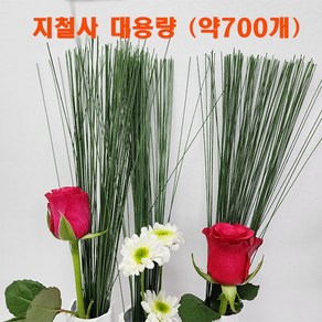 (샤인) 지철사27번 꽃철사 대용량 72cm 녹색 무료배송/꽃철사/원예용/공예용/화훼장식기능사 준비물