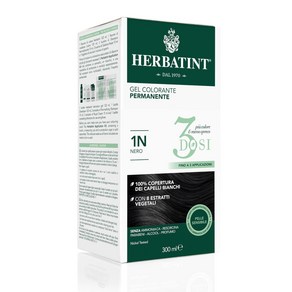 HERBATINT 허바틴트 1N 대용량 염색약 300ml 블랙, 1개