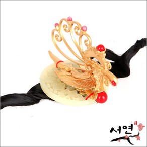 서연한복/백옥대첩지/9cm/한복머리장신구/한복소품