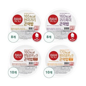 곤약밥 36팩(현미귀리8+귀리흑미8+렌틸콩10+병아리콩10), 150g