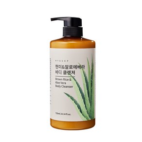 히솝 현미 & 알로에베라 바디 클렌져, 2개, 720ml