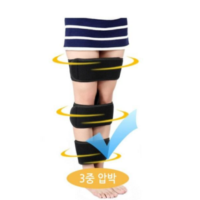 지니홀딩스 3중 다리교정밴드 오자다리 휜다리 교정 자세교정 다리관리 밴드