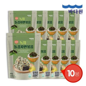 eTV 깨끗한 돌김자반볶음 녹차맛 40g x 10봉, 1, 없음/없음/없음