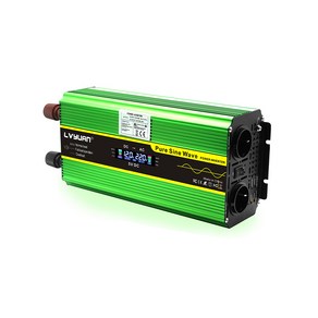 녹원 한국형 콘센트 순수정현파 차량용 인버터 12V & 24V 지속출력 3000W 최대출력 6000W, 1개