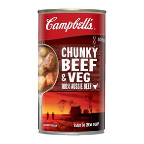 호주 캠벨 청키 야채 비프 스프 505g Campbell's Chunky Beef & Veg Soup