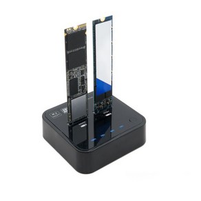 USB3.1 C타입 NGFF M.2 SSD SATA 도킹스테이션 하드 외장형 카피 복제 아답터 컨버터 백업 복사, 1개