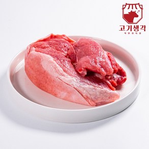 고기생각 국내산 한돈 껍질 붙은 돼지 사태 냉장 1kg, 1개