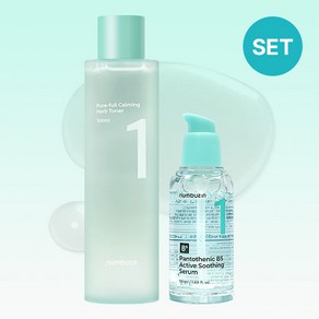 넘버즈인 1번 청초토너 300ml +수딩 세럼 50ml 세트, 1개