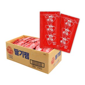 오뚜기 일회용 딸기쨈, 12g, 100개