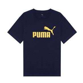 [푸마] PUMA 에센셜 NO.1 로고 남성 반팔티 네이비 682533-16