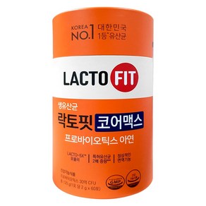 락토핏 종근당건강 생유산균 코어맥스, 120g, 1박스