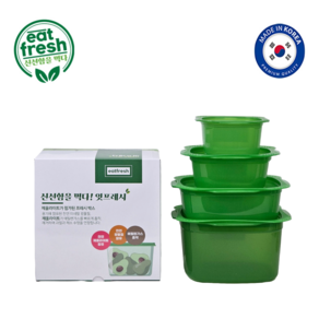 잇프레시 프레시박스 베스트 4종세트(300ml x 1 500ml x 1 900ml x 1 1600ml x 1), 4종, 4개