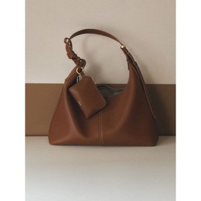 드메리엘 Veneta Hobo Bag Medium Tan Bown