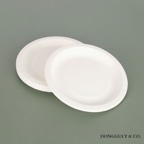 동구리마켓 [이라이프] 일회용 종이접시 8개입 20CM 일회용트레이, 1개
