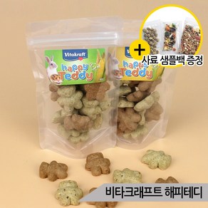 비타크래프트 해피테디 시리얼 80g 토끼 햄스터 간식