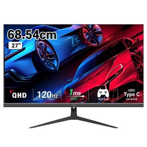 디엑스 69cm QHD 모니터 120Hz Type-C USB-C 충전 65W DeX DX270QHD120C, DX270QHD120C(일반)