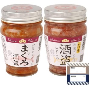 일본 참치 가쓰오 내장젓갈 술도둑 슈토우 세트, 105g x 2개, 210g, 1개