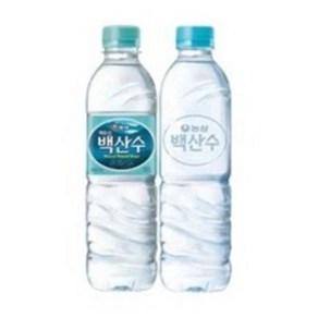 농심 백산수, 80개, 500ml