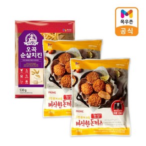 [목우촌] 오곡순살치킨 530g + 한입 돈까스 500g x 2, 2개