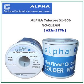 알파 XL-806 0.6mm ALPHA 일반실납 63Sn 37Pb, 1개