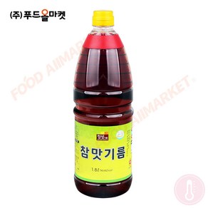 푸드올마켓_ 정성식품 참맛기름 1.8L, 1개