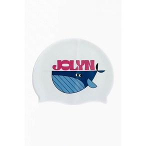 졸린 실리콘 수모 수영모자 웨일 고래 Jolyn Silicone Swim Cap - Whale, 1SZ, 1개