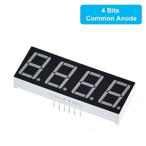 10PCS 0.56 인치 LED 디스플레이 7 세그먼트 1 비트/2 비트/3 비트/4 비트 자리 튜브 빨간색 일반 음극/양극 디지털 Arduino 용