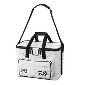 일본 다이와 (DAIWA) 낚시 보냉백 경량 고보냉 20L 28L, 스플래시 라임 화이트, 1개