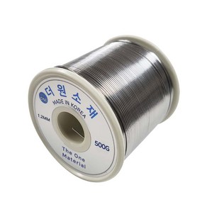 더원소재 1.2mm 솔더와이어 일반실납 유연실납 500g, RS60-1.2mm, 1개