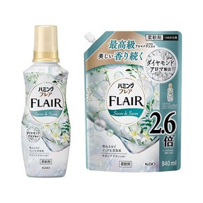 FLAIR 플레어 섬유유연제 사봉 520ml+리필 940ml, 1개