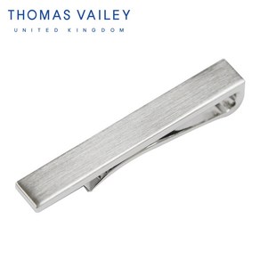 [THOMAS VAILEY] 토마스베일리 넥타이핀-티라인클립 실버 4.5cm