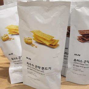 자주 옥수수 곤약 쫀드기 125g