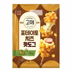 고메 CJ 포테이토치즈 핫도그 400g, 4개