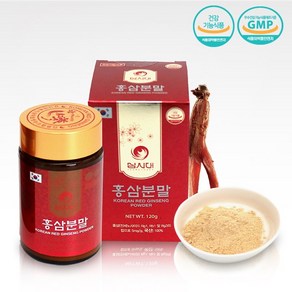 [삼시대] 홍삼분말 120g (100% 순수 홍삼), 1개