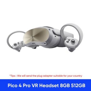 스팀 VR용 올인원 VR 안경 시선 추적 얼굴 표정 캡처 PICO 4 Po VR 헤드셋 8 512G 지원 6Dof, 1) Pico4 Po 8GB 512GB