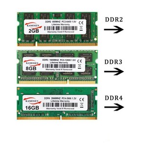 컴퓨터 DDR2 DDR3L DDR4 2GB 8GB 4GB 16GB 노트북 RAM 1333 1600 2400 2666 3200 204pin So DIMM 메모리 DDR3 8gb PC