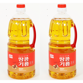 땅콩기름, 1.8L, 2개