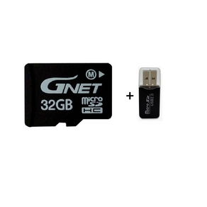 지넷 블랙박스 정품 SD메모리카드 16G 32G 64G 카드리더기 포함, 1개, 32GB