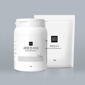 가성비가브랜드다 과탄산소다 표백제 본품1kg+리필1kg, 1세트, 1KG+1KG