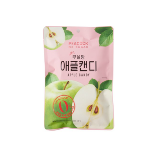 무설탕 애플캔디, 80g, 4개