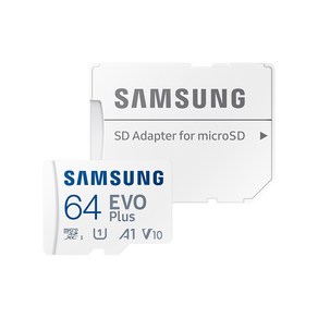 삼성전자 공식인증 정품 마이크로SD카드 EVO PLUS MB-MC64SA/KR, 64GB, 1개