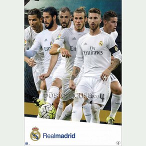 MAXI Poste 포스터 61x91 - 레알 마드리드 REAL MADRID 2015 2016 Gupo Accion, 포스터만구매