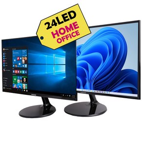 삼성 엘지 브랜드 AA급 24인치 LED HDMI 중고모니터 컴퓨터 FHD 게임 사무 업무 인강 랜덤배송, 24인치 브랜드 LED+HDMi 지원, 60.4cm