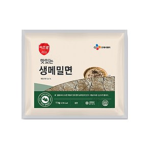 CJ 이츠웰 맛있는 생메밀면 1KG, 1개