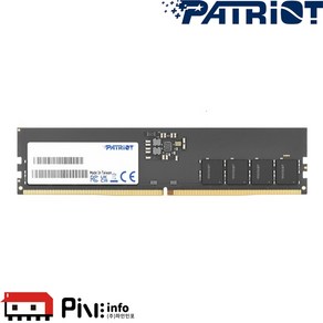 패트리어트 DDR5 32G PC5-41600 CL42 SIGNATURE 5200MHz 파인인포 (하이닉스 칩 내장), 1개