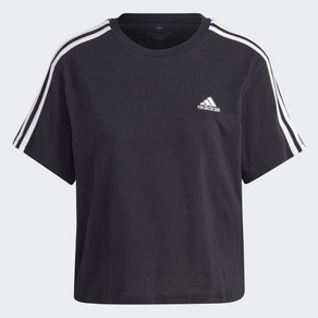 [아디다스 adidas] HR4913 에센셜 크롭 티셔츠 W 3S CR TOP