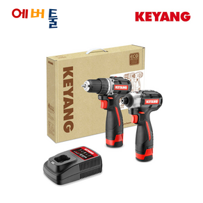 계양 16V MAX 2.0Ah 충전콤보세트 CK16BL-2A DD16BL + ID16BL - 드릴 + 임팩 드라이버, 1개