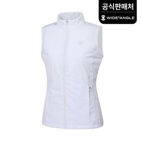 [와이드앵글 공식] [골프] 여성 CF 포레스트 패턴 패딩 베스트 L WWP21641W2