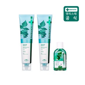 [덴티스테] 뉴센서티브케어 시린이전용치약 200gx2개 + 오랄린스 100ml, 상세 설명 참조, 2개, 상세 설명 참조